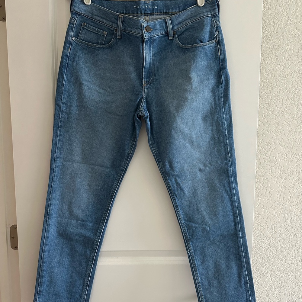 Women's Mott & Bow Blue Boyfriend Jeans